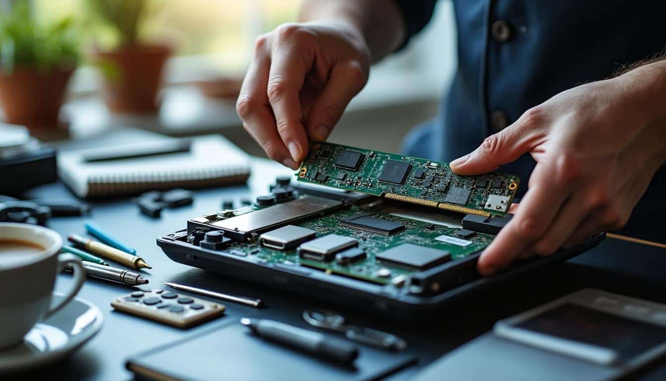 Illustration: Définir le rôle de la carte graphique dans un PC portable
