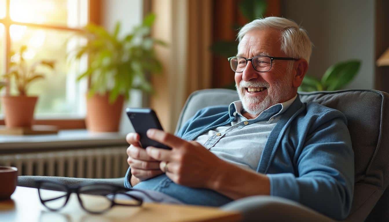 Illustration: Définition et présentation des smartphones adaptés aux seniors