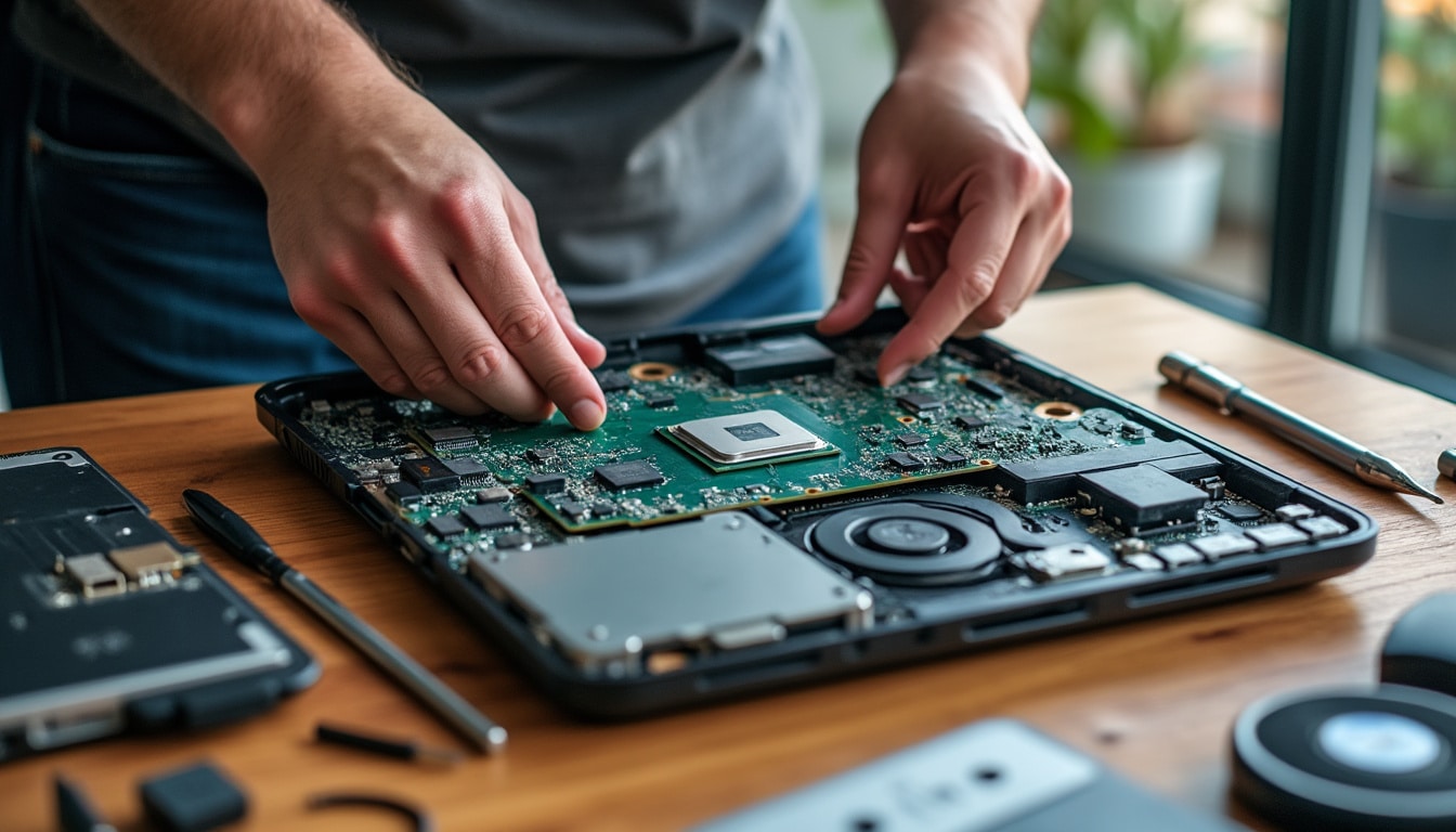 Illustration: Comprendre le rôle du processeur dans un PC portable