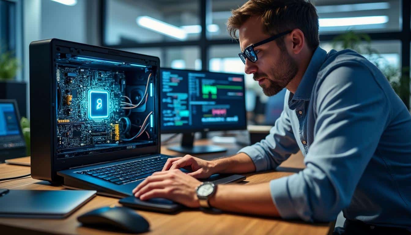 Illustration: Comprendre le rôle central du processeur dans un système informatique