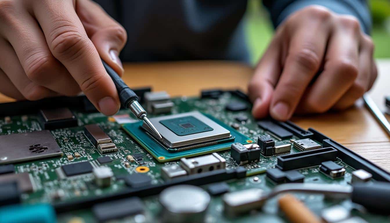 Illustration: Comprendre le rôle et les caractéristiques du processeur dans un PC portable