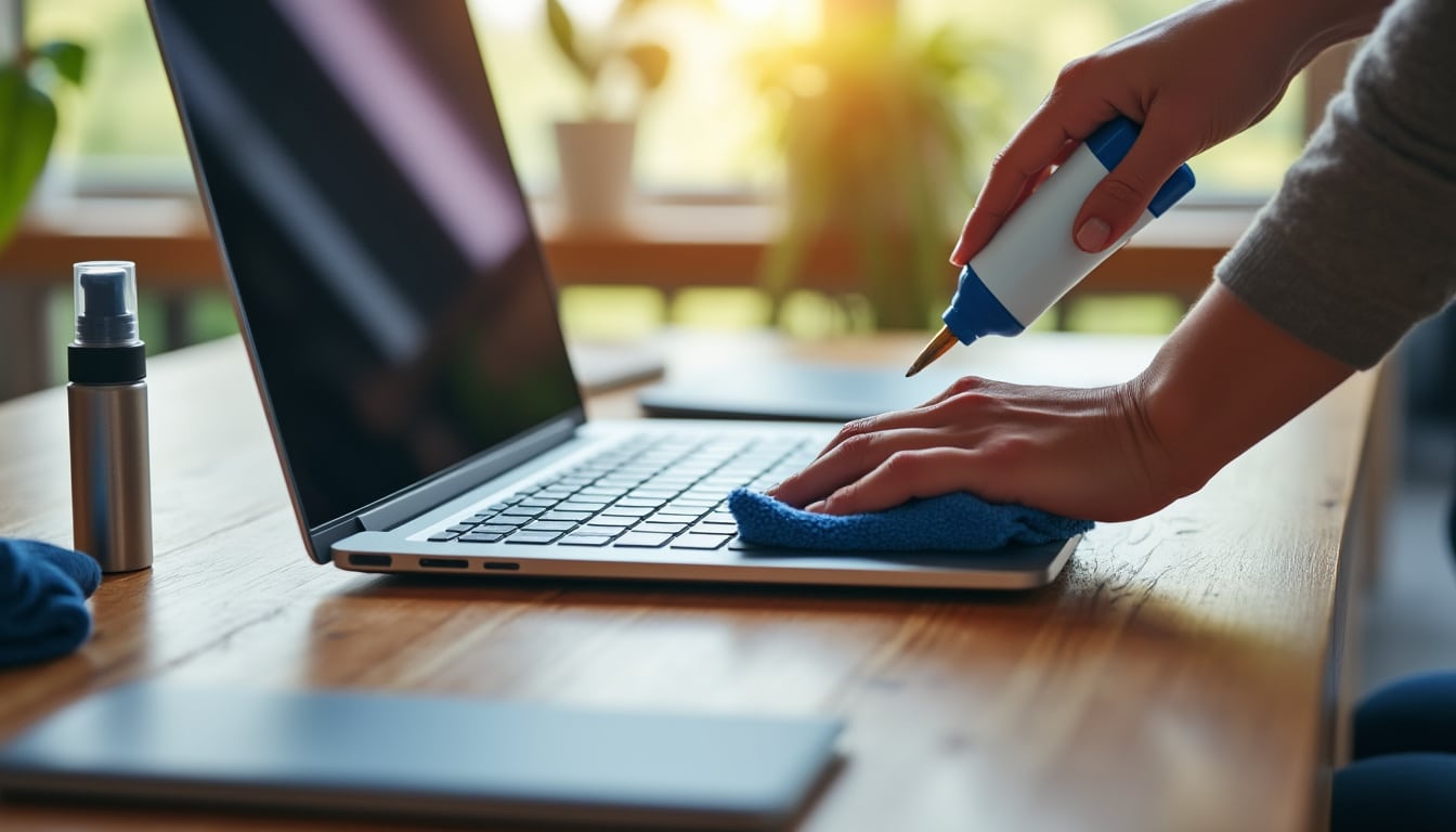 Nettoyage d’un ordinateur portable : guide complet pour optimiser ses performances